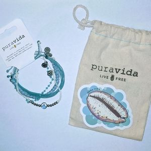 Brand new blue themed pure Vida bracelets